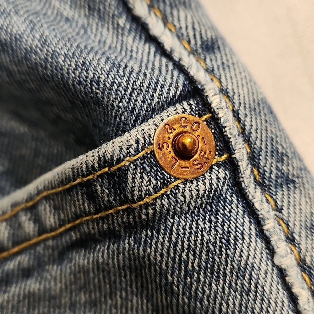 Levi's jeans 505 Regular fit straight men's 36x30‎ blue denim red tab